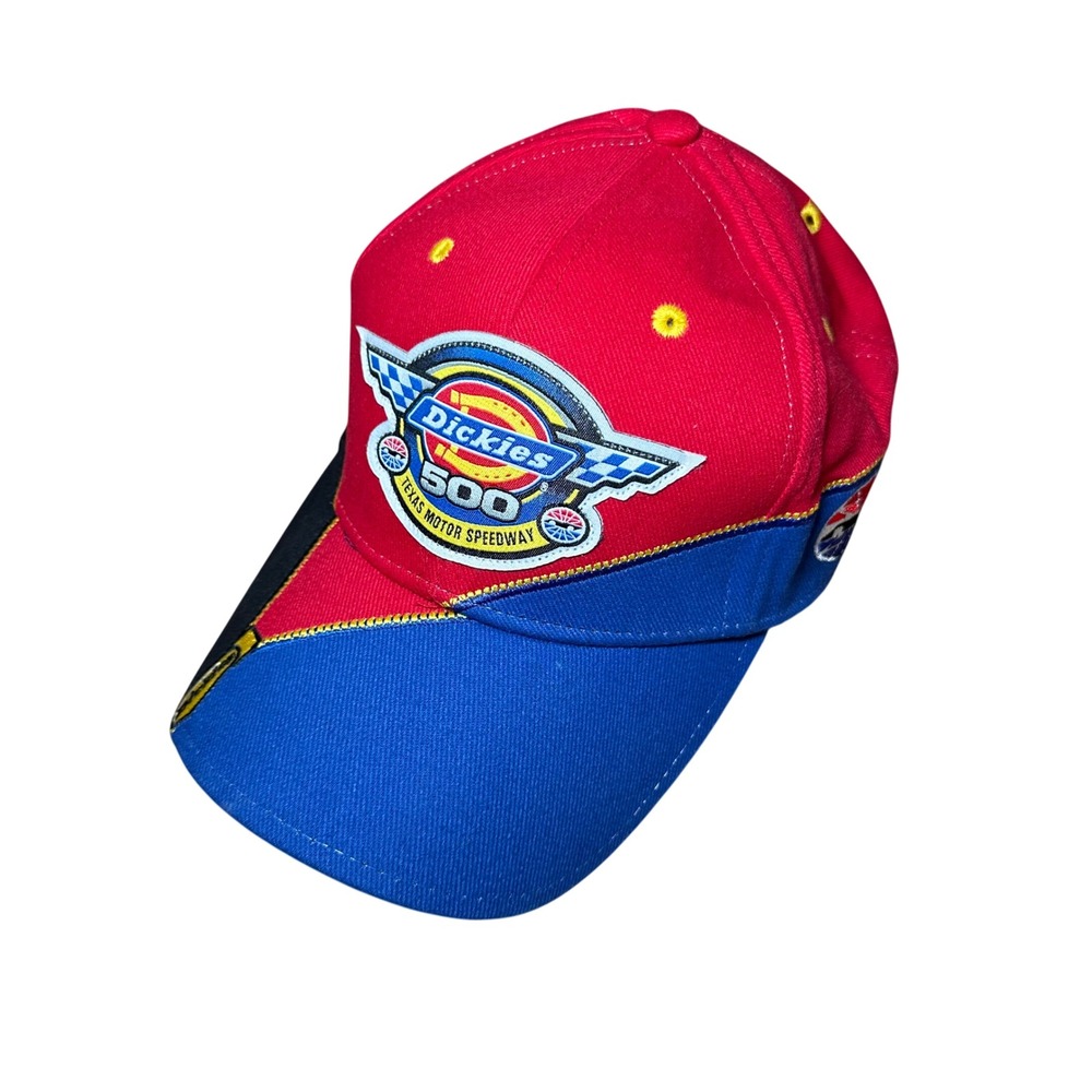 VTG Dickies 500 Texas Motor Speedway NASCAR‎ Racing Cap Hat 2006 Red Blue